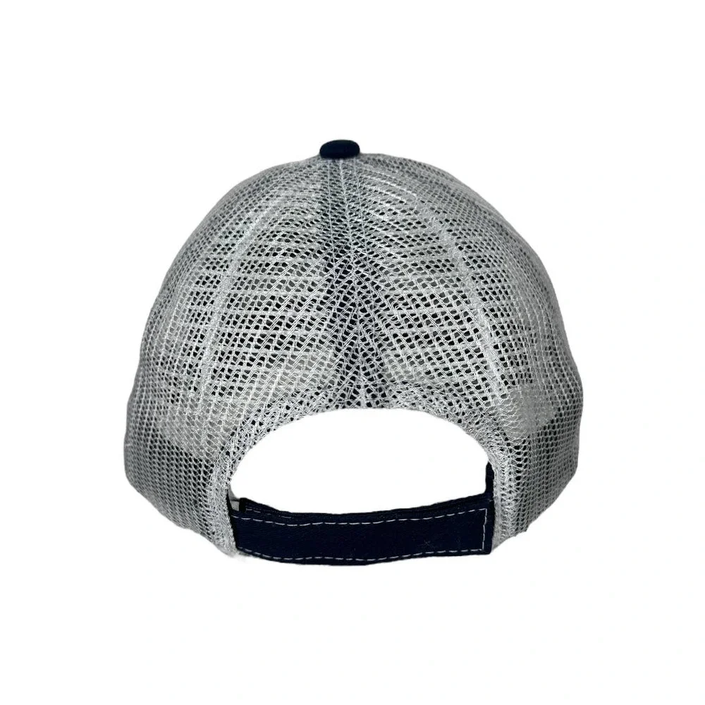 Peloton Green Navy Trucker Hat Adjustable Logo Spellout Mesh Spin Athleisure